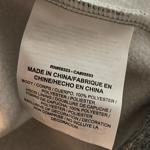 NWOT - Nike Hooded Gray Sweatshirt XL - Runs a bit small - Picture 6 of 6